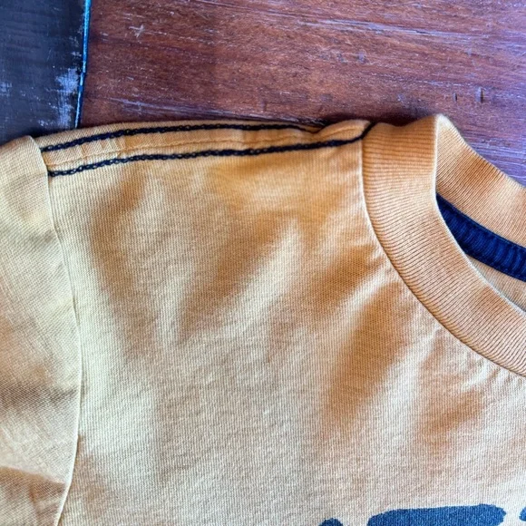Tea Collection Mustard 'Little Citizen' Tee - Picture 6 of 9